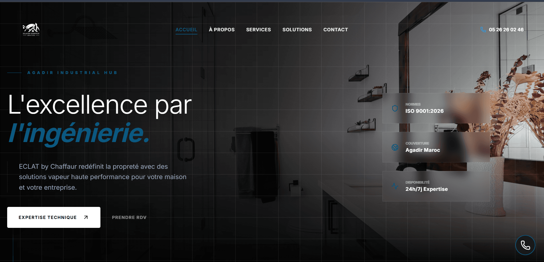 Professional Steam Cleaning Services Website
